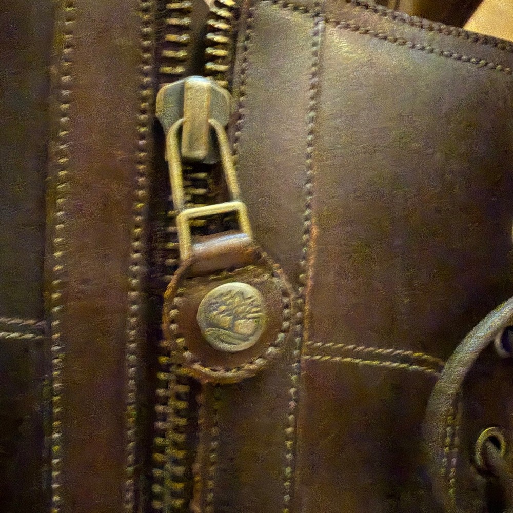 Timberland 4668A Women Brown Leather Lace Up Side Zip Combat Boots Size 7M - Picture 5 of 6